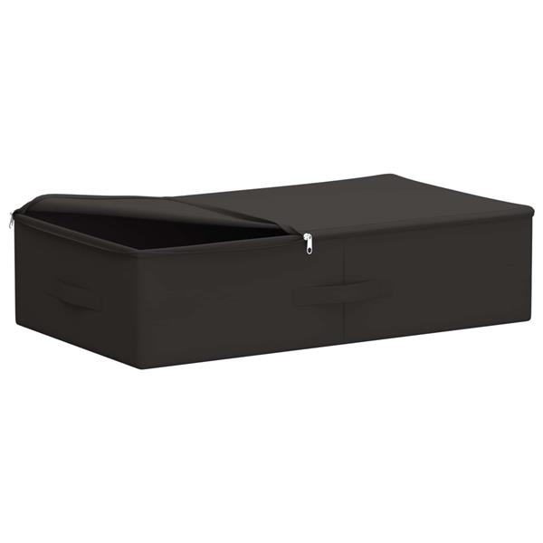 Grote foto vidaxl opbergbox 24 pcs antracietkleurig 70 x 40 x 18 cm nonwoven stof doe het zelf en verbouw materialen en producten