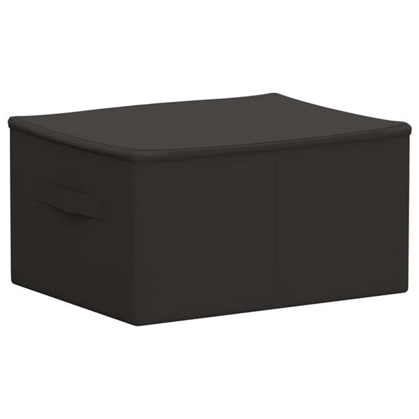 Grote foto vidaxl opbergbox 24 pcs antracietkleurig 50 x 30 x 25 cm nonwoven stof doe het zelf en verbouw materialen en producten