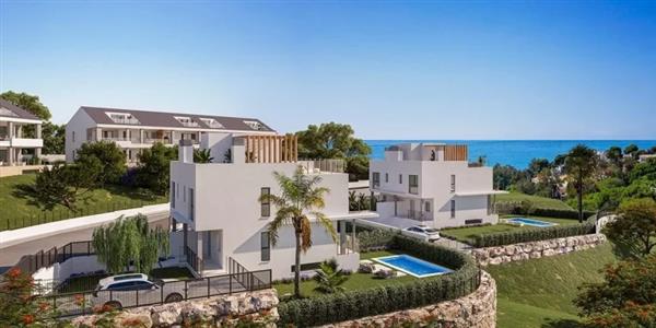 Grote foto uw nieuwe penthouse aan zee in benalmadena met huizen en kamers nieuw europa