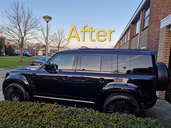 Grote foto detailing auto diensten en vakmensen schoonmakers en glazenwassers