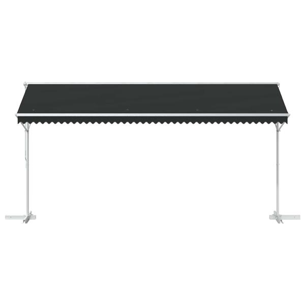 Grote foto vidaxl vrijstaande luifel antracietkleurig 5 x 3 m polyester tuin en terras overige tuin en terras
