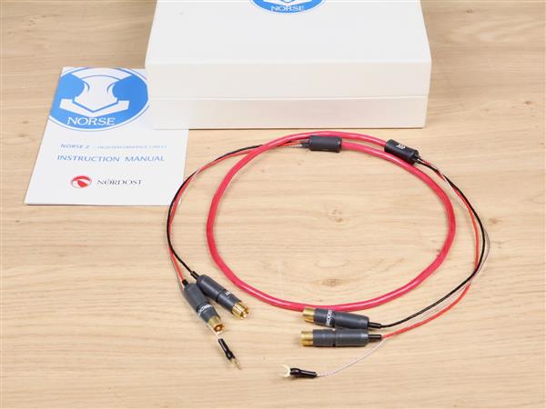 Grote foto nordost norse heimdall 2 phono tonearm audio interconnect rca rca 1 25 metre audio tv en foto onderdelen en accessoires