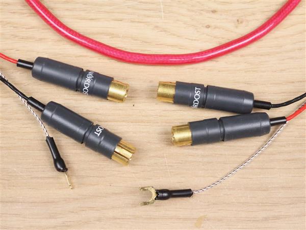 Grote foto nordost norse heimdall 2 phono tonearm audio interconnect rca rca 1 25 metre audio tv en foto onderdelen en accessoires