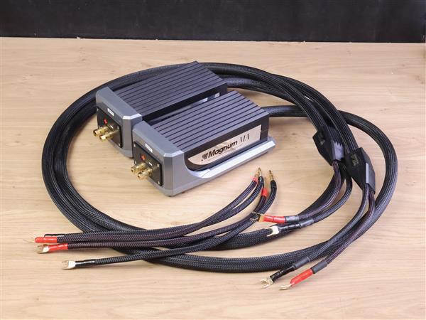 Grote foto mit cables magnum ma high end audio speaker cables 2 5 metre audio tv en foto onderdelen en accessoires