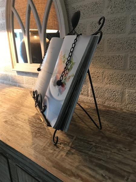 Grote foto een standaard houder voor muziekstukken kookboek standaard menu boeken etcetera huis en inrichting woningdecoratie