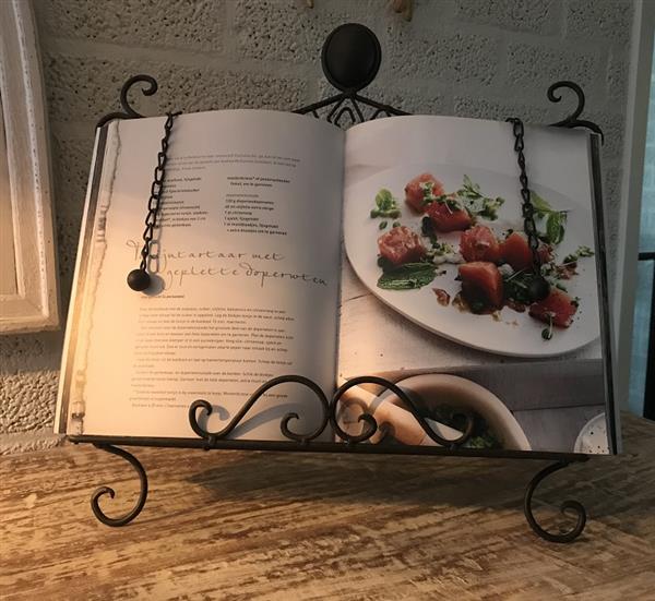 Grote foto een standaard houder voor muziekstukken kookboek standaard menu boeken etcetera huis en inrichting woningdecoratie