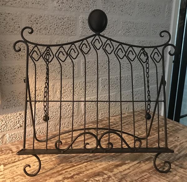 Grote foto een standaard houder voor muziekstukken kookboek standaard menu boeken etcetera huis en inrichting woningdecoratie