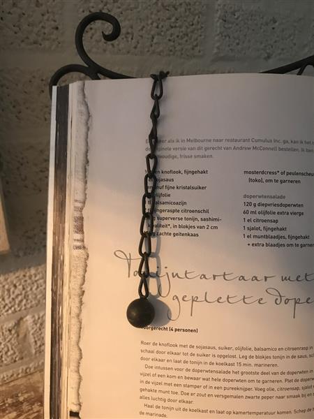 Grote foto een standaard houder voor muziekstukken kookboek standaard menu boeken etcetera huis en inrichting woningdecoratie