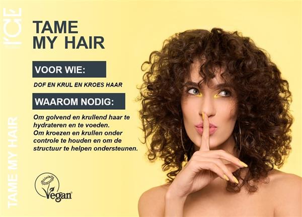 Grote foto ice professional tame my hair straightening cream 100ml kleding dames sieraden