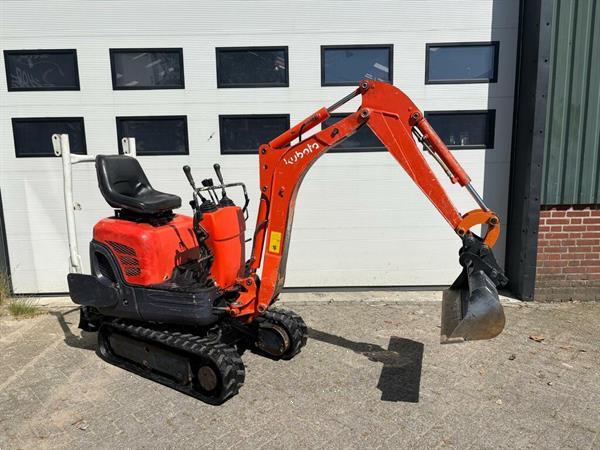 Grote foto kubota 008 nieuwe pennen bussen en snelwissel doe het zelf en verbouw kranen en graafmachines
