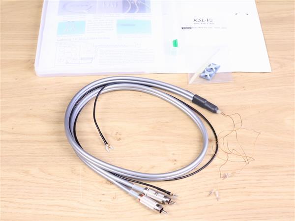 Grote foto kondo audio note ksl vz high end silver audio phono tonearm cable rca 1 5 metre audio tv en foto onderdelen en accessoires