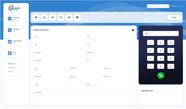 Grote foto customize vicidial webphone with your logo agent diensten en vakmensen telecommunicatie