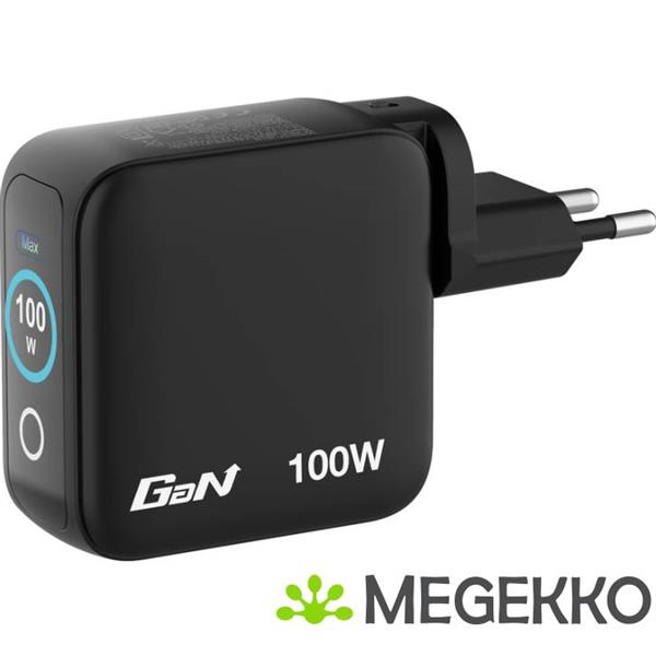 Grote foto verbatim mini gan oplader 100w met display computers en software overige