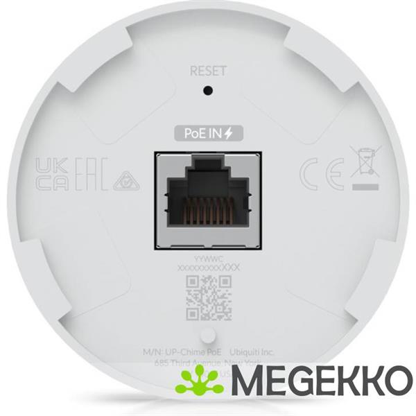 Grote foto ubiquiti poe smart chime grijs wit computers en software overige computers en software