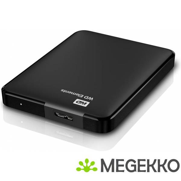 Grote foto western digital elements portable 2tb zwart computers en software harde schijven