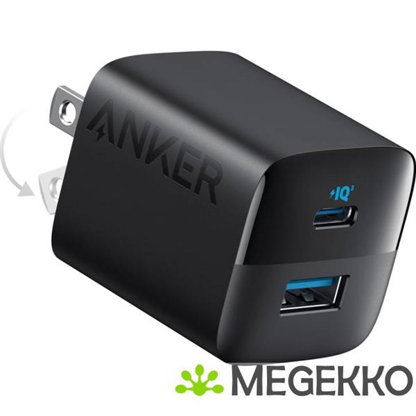 Grote foto anker 323 compacte universele oplader 33w zwart computers en software overige