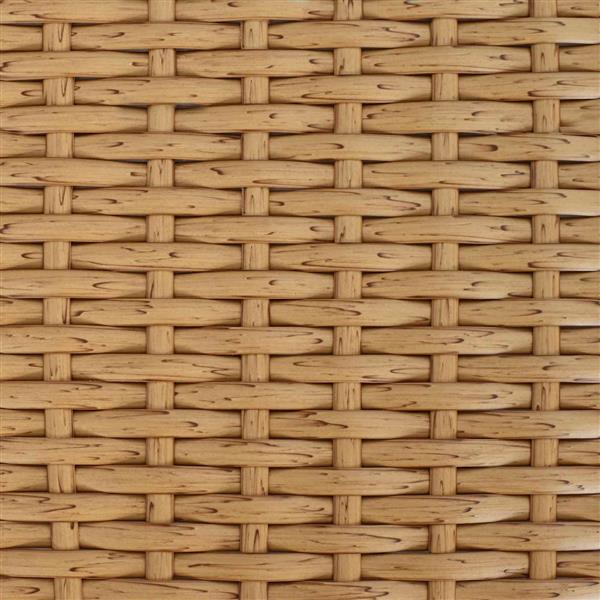Grote foto vidaxl tuinstafel naturel 55 x 55 x 37 cm pe rattan en glas tuin en terras tuinmeubelen