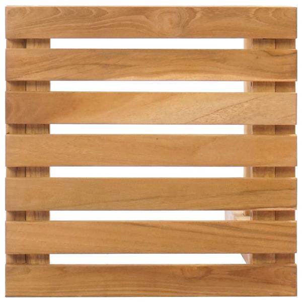 Grote foto vidaxl barkruk 2 pcs bruin massief teakhout tuin en terras tuinmeubelen