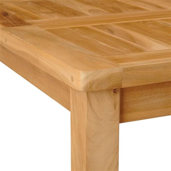 Grote foto vidaxl bartafel naturel 110 x 60 x 105 cm massief teakhout tuin en terras tuinmeubelen