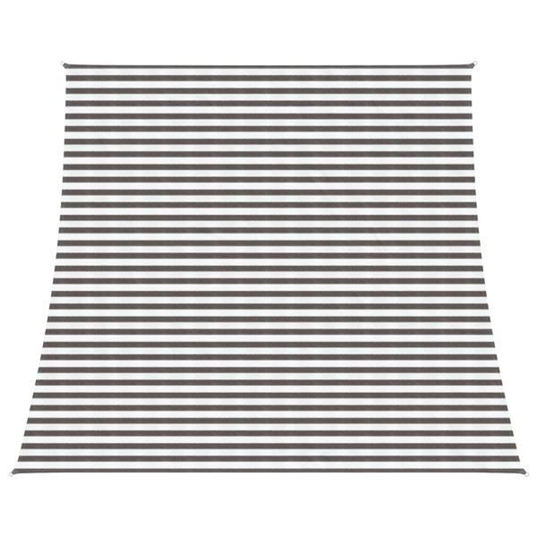 Grote foto vidaxl zonneschaduwzeil lichtgrijs en wit. 4 5 x 4 m hdpe tuin en terras overige tuin en terras