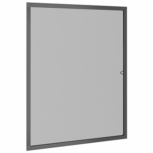 Grote foto vidaxl insectenscherm voor ramen anthraciet 130 x 150 cm doe het zelf en verbouw deuren en horren