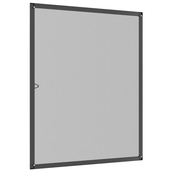 Grote foto vidaxl insectenscherm voor ramen anthraciet 120 x 140 cm doe het zelf en verbouw deuren en horren