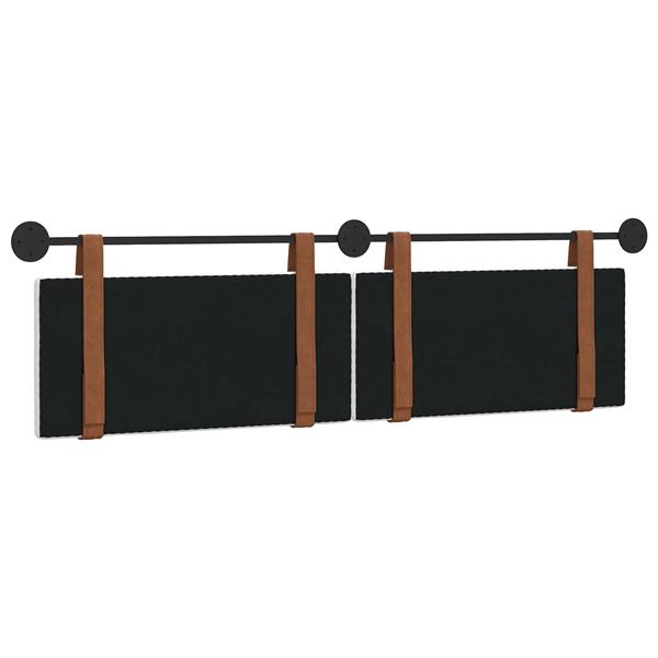 Grote foto vidaxl hangend hoofdeinde wandgemonteerd wit 190 x 55 x 5 cm antiek pu antiek en kunst stoelen en banken