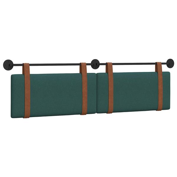Grote foto vidaxl hangend hoofdbord donkergroen antiek pu antiek en kunst stoelen en banken