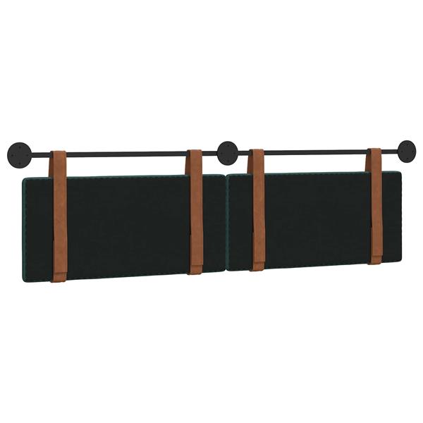 Grote foto vidaxl hangend hoofdbord donkergroen antiek pu antiek en kunst stoelen en banken