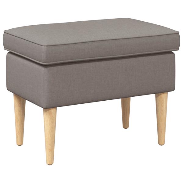 Grote foto vidaxl voetenbank 55 x 35 x 41 cm 100 polyester multiplex huis en inrichting stoelen