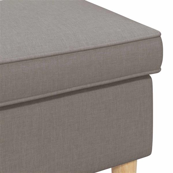 Grote foto vidaxl voetenbank 55 x 35 x 41 cm 100 polyester multiplex huis en inrichting stoelen