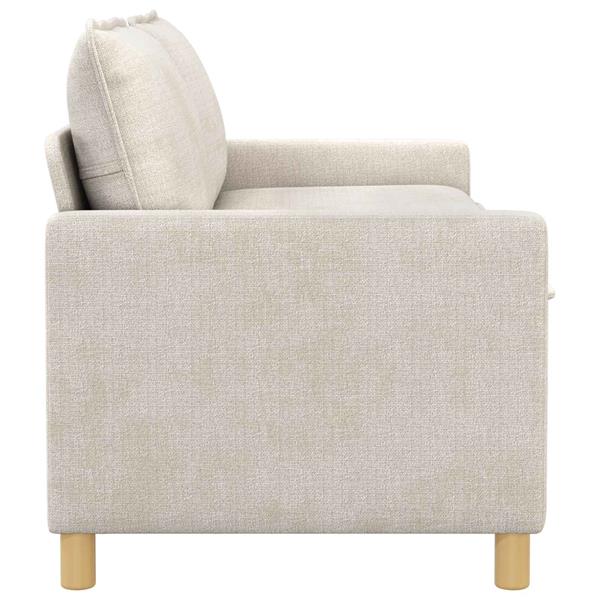 Grote foto vidaxl bank cr mekleurig 156 x 81 x 87 5 cm polyester huis en inrichting bankstellen