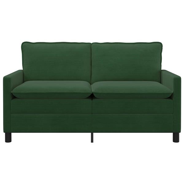 Grote foto vidaxl bank jungle groen 156 x 81 x 87 5 cm stof huis en inrichting bankstellen