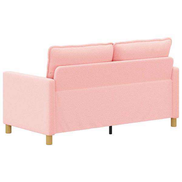 Grote foto vidaxl bank roze 156 x 81 x 87 5 cm stof huis en inrichting bankstellen