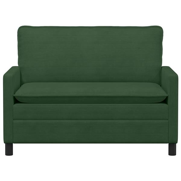 Grote foto vidaxl bank jungle groen 126 x 81 x 87 5 cm stof huis en inrichting bankstellen