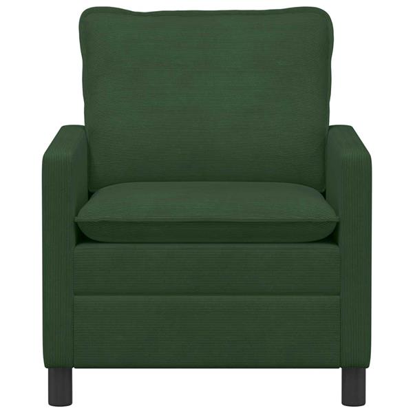 Grote foto vidaxl bank jungle groen 76 x 81 x 87 5 cm stof huis en inrichting bankstellen