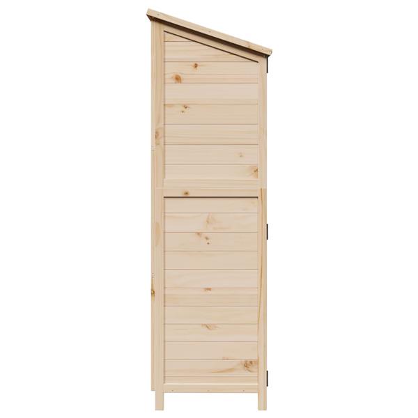 Grote foto vidaxl tuinschuur naturel 106 5 x 56 x 176 cm bewerkt hout tuin en terras tuinhuisjes en blokhutten