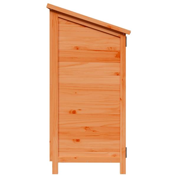 Grote foto vidaxl tuinschuur bruin 106 5 x 56 x 113 5 cm bewerkt hout tuin en terras tuinhuisjes en blokhutten