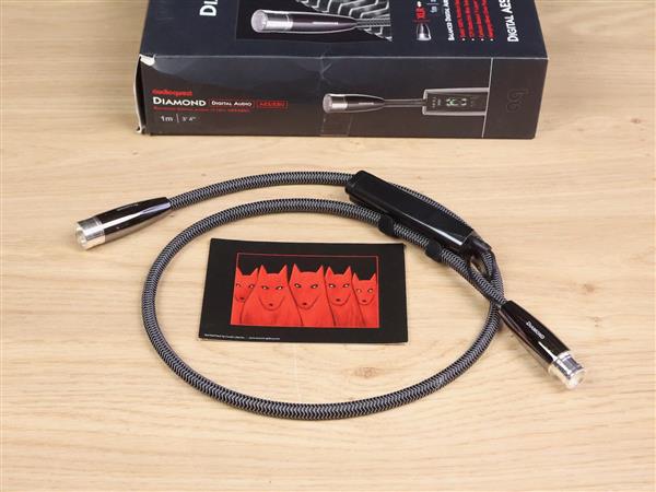 Grote foto audioquest diamond aes ebu 110 ohm digital silver audio interconnect xlr 1 0 metre audio tv en foto onderdelen en accessoires