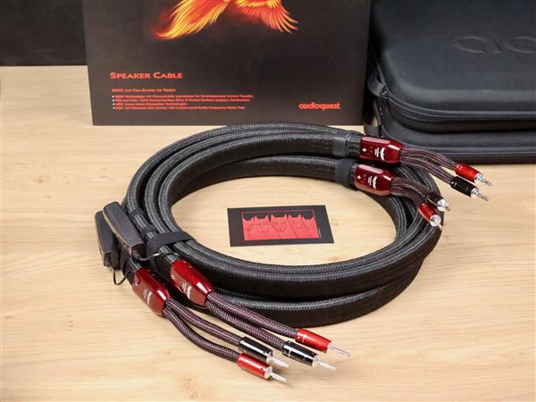 Grote foto audioquest firebird zero high end audio speaker cables 3 0 metre audio tv en foto onderdelen en accessoires
