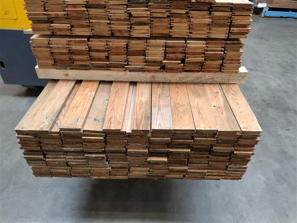 Grote foto 16x92mm vuren plafon delen 495cm 120472 doe het zelf en verbouw hout en planken