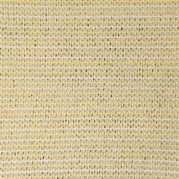 Grote foto vidaxl zonneschaduwzeil beige 2 5 x 6 m hdpe tuin en terras overige tuin en terras