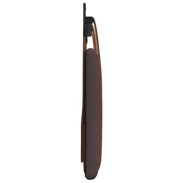 Grote foto vidaxl hangend hoofdbord donkerbruin antiek pu antiek en kunst stoelen en banken