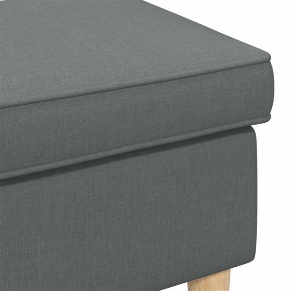 Grote foto vidaxl voetenbank 55 x 35 x 41 cm 100 polyester multiplex huis en inrichting stoelen