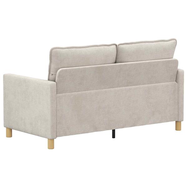 Grote foto vidaxl bank cr mekleurig 156 x 81 x 87 5 cm polyester huis en inrichting bankstellen