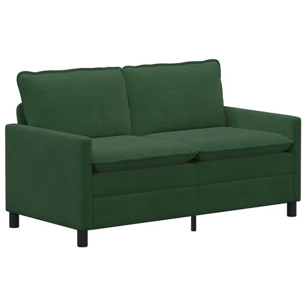 Grote foto vidaxl bank jungle groen 156 x 81 x 87 5 cm stof huis en inrichting bankstellen
