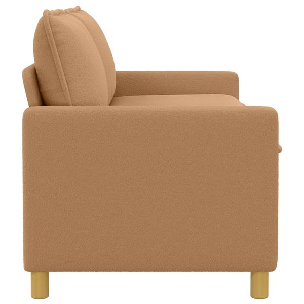 Grote foto vidaxl bank beige 156 x 81 x 87 5 cm stof huis en inrichting bankstellen