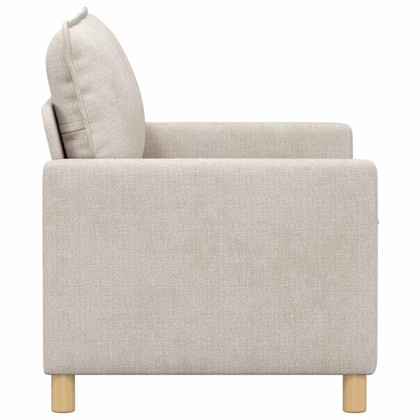 Grote foto vidaxl bank cr mekleurig 126 x 81 x 87 5 cm polyester huis en inrichting bankstellen