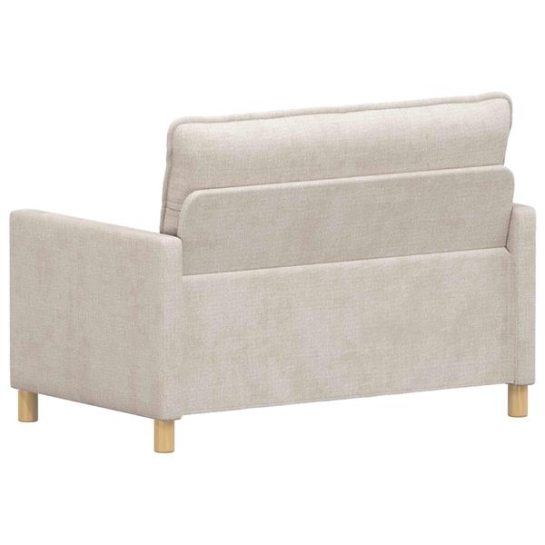 Grote foto vidaxl bank cr mekleurig 126 x 81 x 87 5 cm polyester huis en inrichting bankstellen