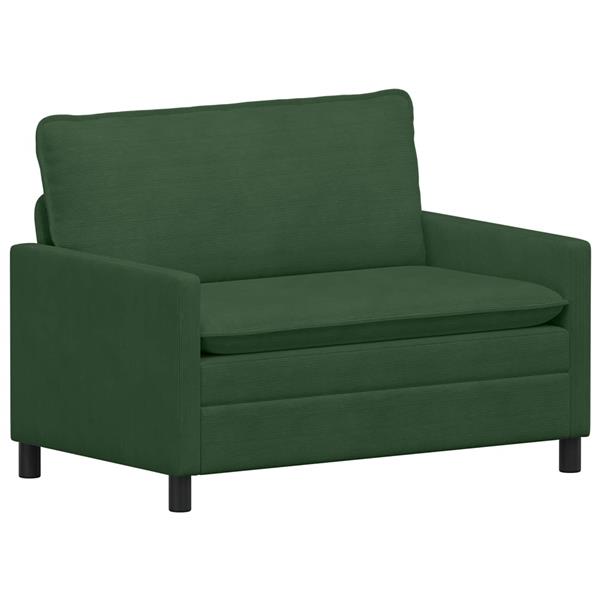 Grote foto vidaxl bank jungle groen 126 x 81 x 87 5 cm stof huis en inrichting bankstellen